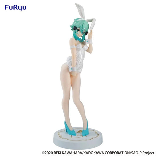 Sword Art Online Figure BiCute Bunnies SINON Pearl White ver. FuRyu