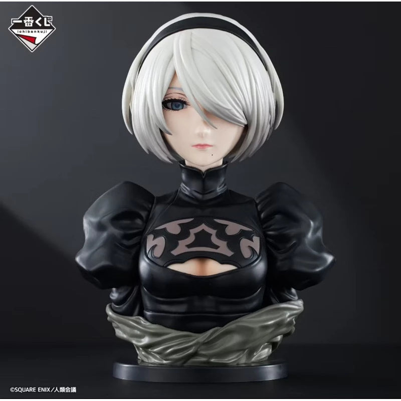 Overview Product Name: NieR:Automata Ver.1.1a – Ichiban Kuji Prize B: YoRHa No. 2 Type B ArtScale Bust Figure  Prize Tier: B Prize in the Ichiban Kuji lottery held in Japan in 2023–24 celebrating NieR:Automata Ver.1.1a