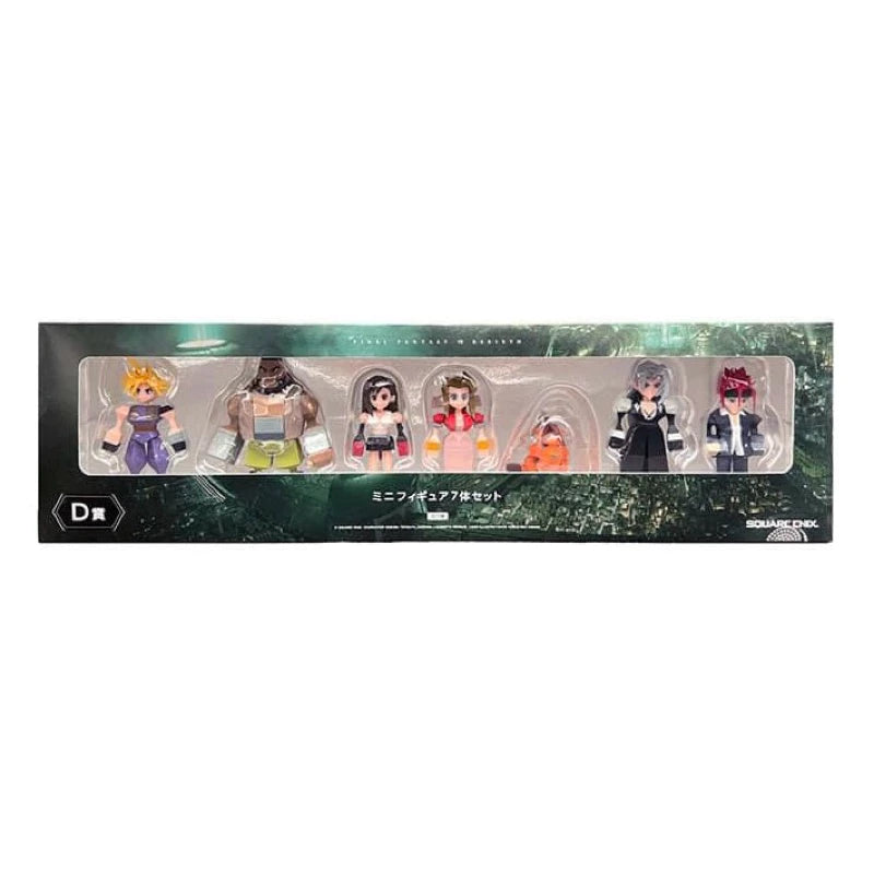 Final Fantasy VII FF7 Rebirth Kuji D Prize Polygon Mini Figure set SQUARE ENIX